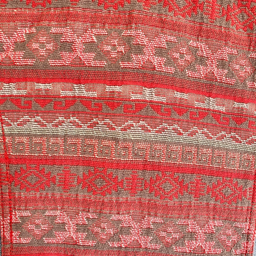 American Eagle Aztec Patch Denim Jacket - image 7